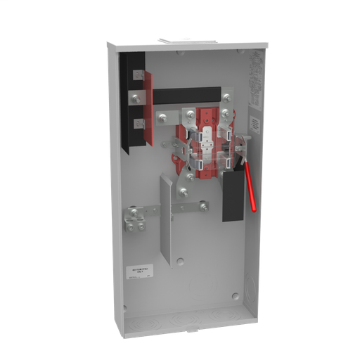 Product image for Milbank U1819-X 4 Terminal Ringless Large Closing Plate