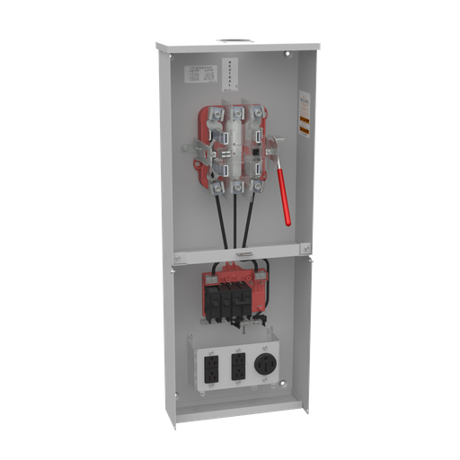 Product image for Milbank U6134-RL-76GBGR 5 Terminal Ringless Small Hub Open Lever Bypass 520GR 520GR 1450GB