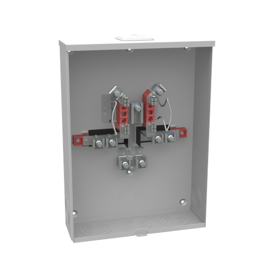 Product image for Milbank U4532-XL 4 Terminal Ringless Small Hub Closing Plate