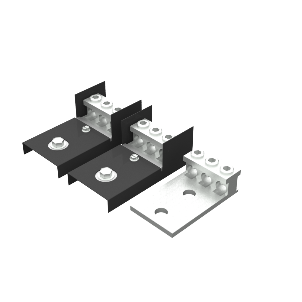 Product image for Milbank K5049 Lug Kit Triple 6-350kcmil Mechanical .5 Stud Hole 3 Per Kit