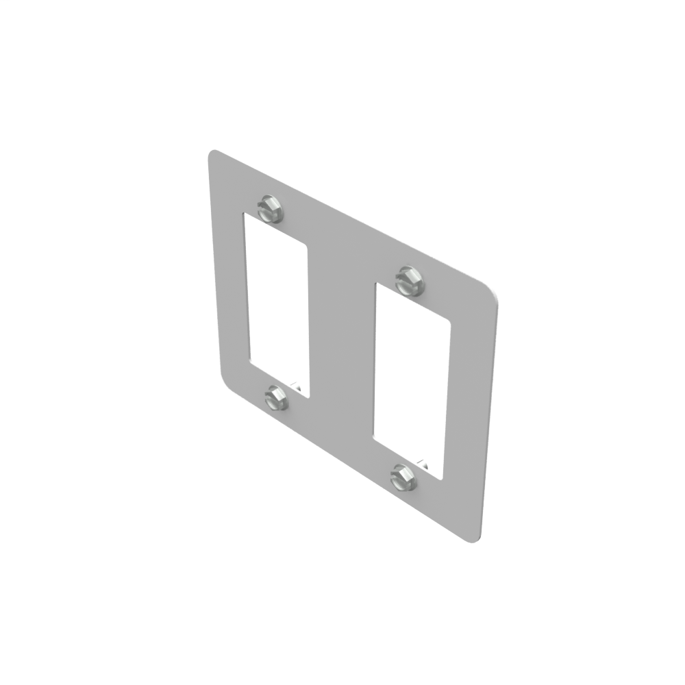 Product image for Milbank K5935-11GR Receptacle Face Plate Versace 520 520