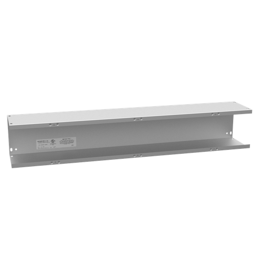 Product image for Milbank 6636-GSC1-NK-NP 6x36x6 Screw Cover Wireway Type 1 UL Listed Steel No Knockouts No Paint