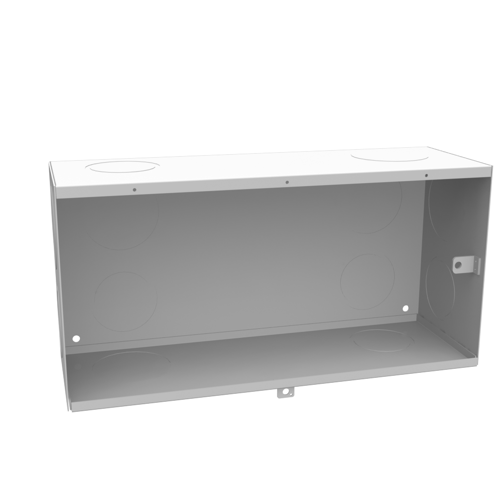 Product image for Milbank SA-24128-SC1-SP1 12x8x24 Screw Cover Type 1 Steel Knockouts ANSI 61 Gray Special Knockout Brooks Barrel Locks