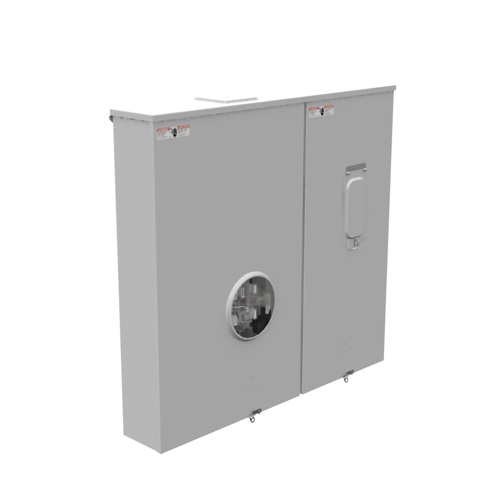 Milbank U6229X400K7L 7 Terminal Ringless Large Closing Plate 1400