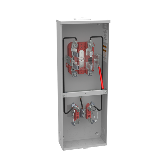 Product image for Milbank U2264-XL 4 Terminal Ringless Small Closing Plate Lever Bypass 2 Position