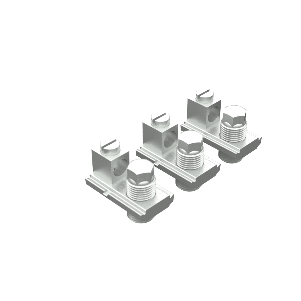 Product image for Milbank K4977-EXT Tap Connector Kit External Hex Slide Nut With 12-1/0 Box Connector 300 Volt Maximum 3 Per Kit