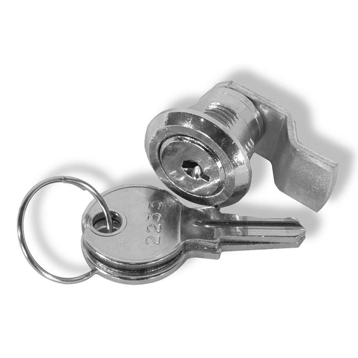 Product image for Milbank A-LKSFMKEYL Latch LC1 Steel Flush Mount Key Locking Quarter Turn