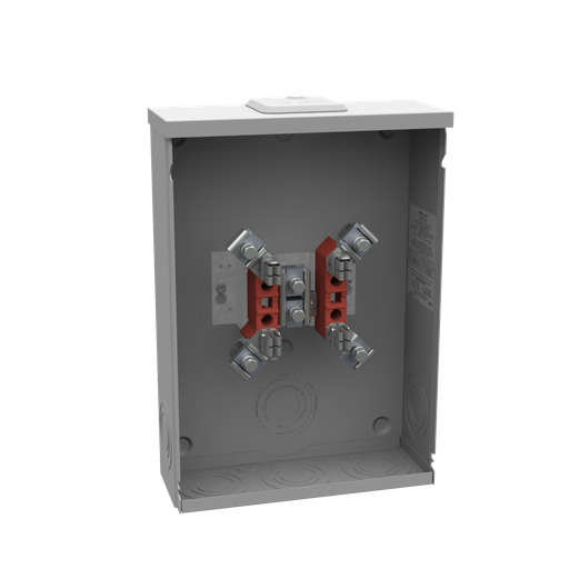 Product image for Milbank U7018-XL-TG 4 Terminal Ring Type Small Closing Plate Triplex Ground Overhead