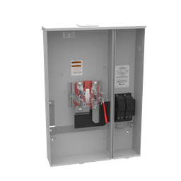 Milbank U5890-X-2/200 4 Terminal Ringless Large Closing Plate 2-200 Ampere Main Breaker