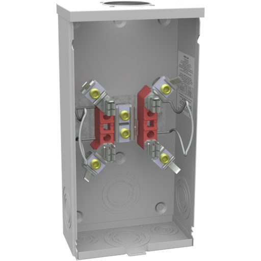Product image for Milbank U8949-RL-TG-KK-CECHA 4 Terminal Ringless Small Hub Open Triplex Ground Horn Bypass Commonwealth Edison Chicago Housing Authority