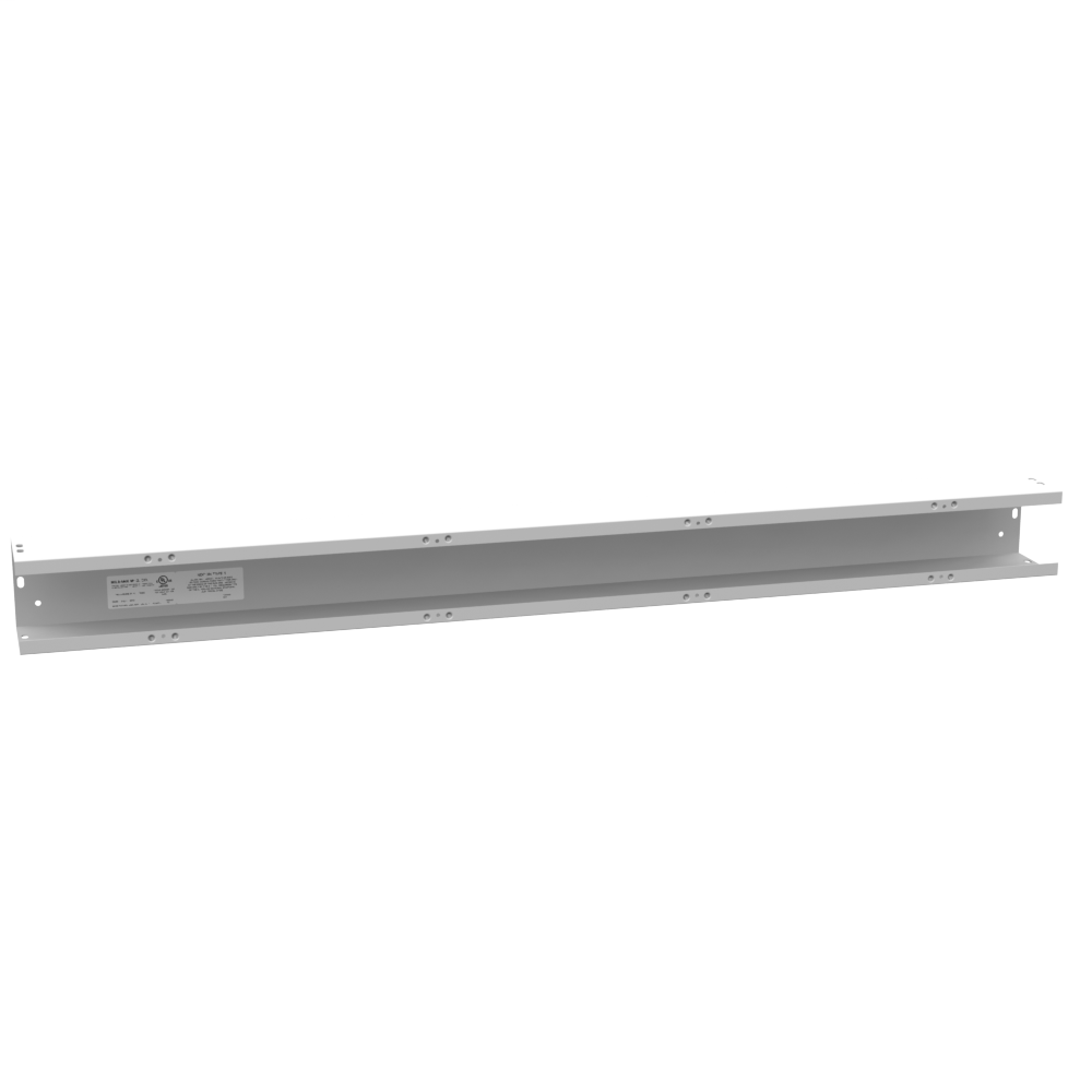 Product image for Milbank 4448-GSC1-NK 4X48x4 Screw Cover Wireway Type 1 UL Listed Steel No Knockouts ANSI 61 Gray