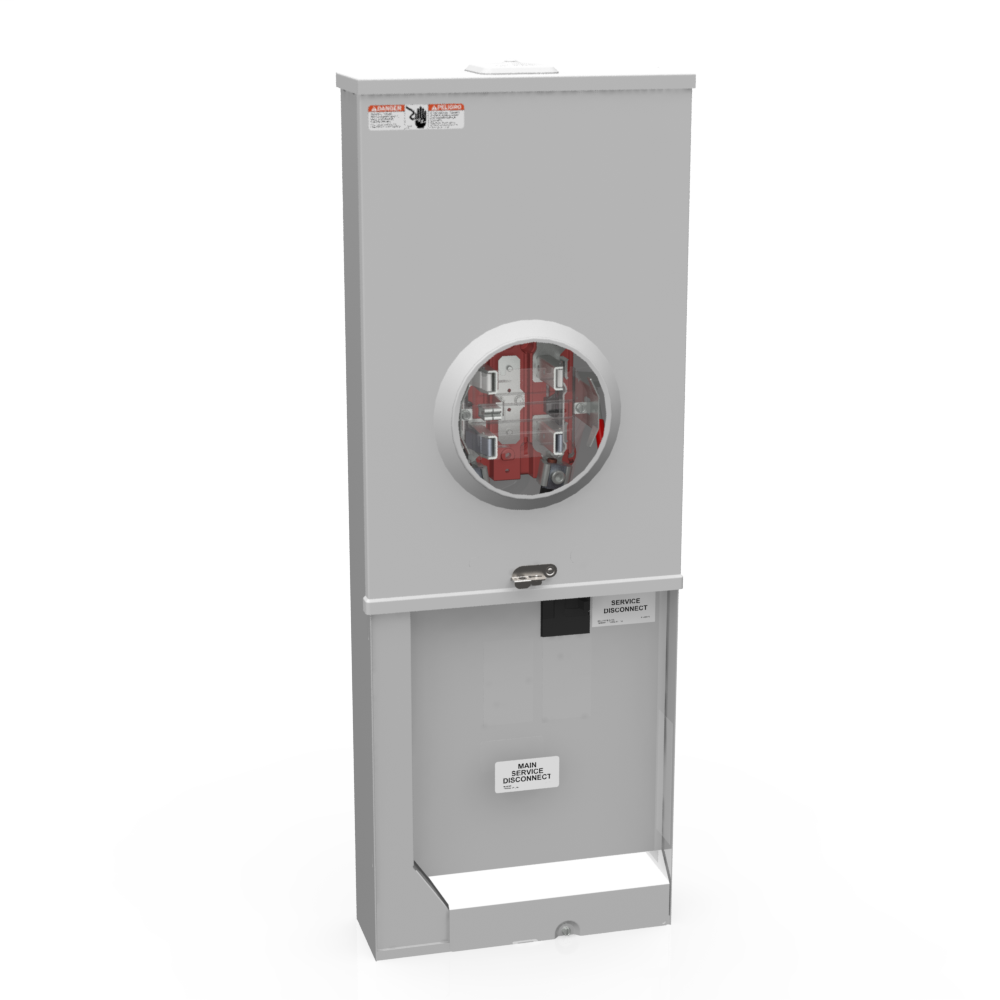 Milbank U6047OK3LK2L 4 Terminal Ringless Plain Top Lever Bypass