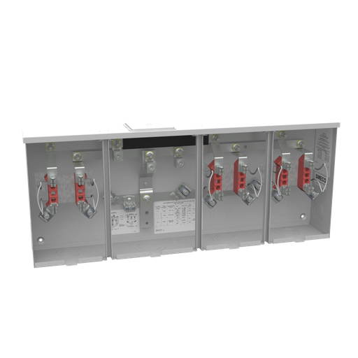 Product image for Milbank U1253-X-K1 4 Terminal Ringless Large Closing Plate 3 Position Single Connector 6-350kcmil