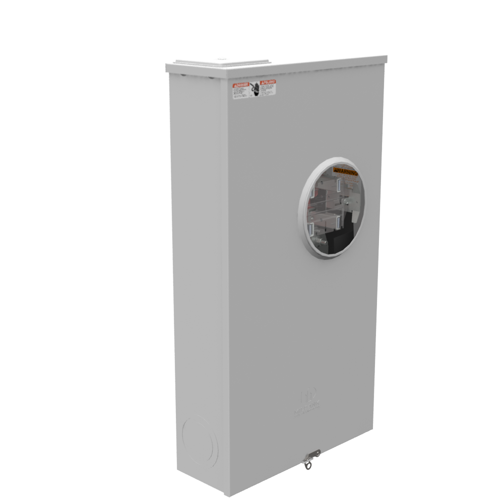milu＊ Milbank U3939-X 4 Terminal Ringless Large Closing Plate