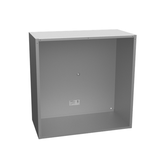 Product image for Milbank 242412-SC1-NK-NP 24X12x24 Screw Cover Type 1 UL Listed Steel No Knockouts No Paint Cover With Teardrop Slots Mounting Holes In Back
