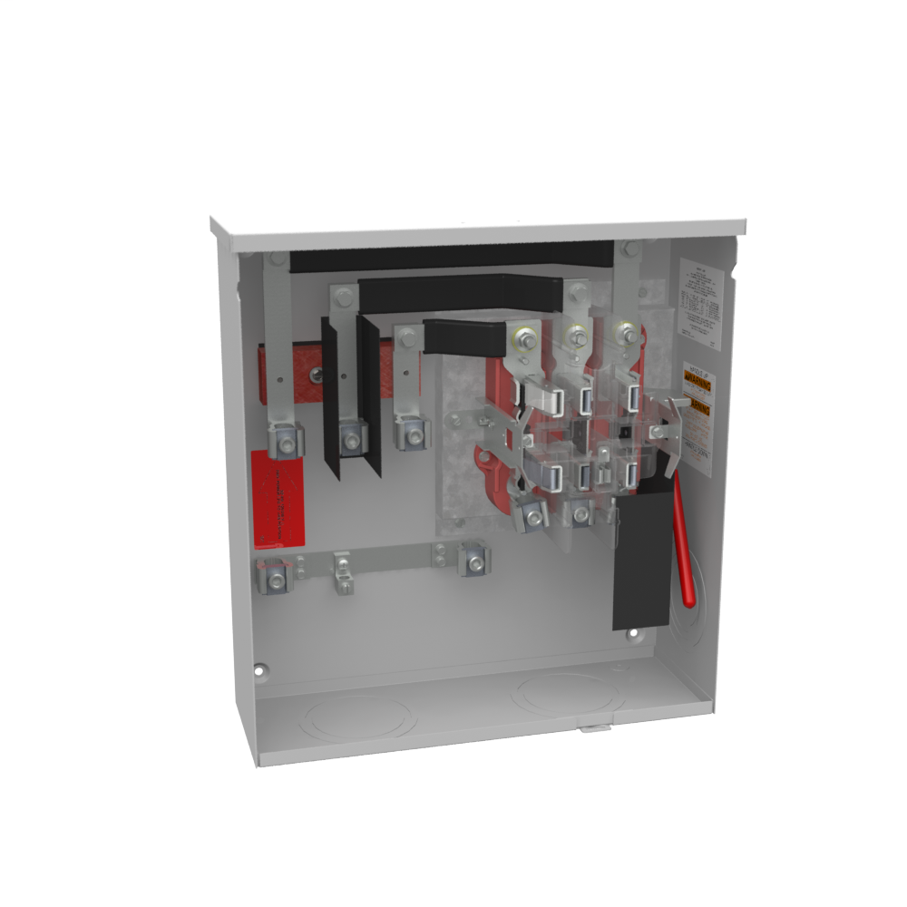 Product image for Milbank U4184-O 7 Terminal Ringless Plain Top Lever Bypass Underground