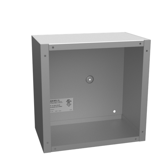 Product image for Milbank 10106-SC1-NK-NP 10x6x10 Screw Cover Type 1 UL Listed Steel No Knockouts No Paint Cover With Teardrop Slots Mounting Holes In Back