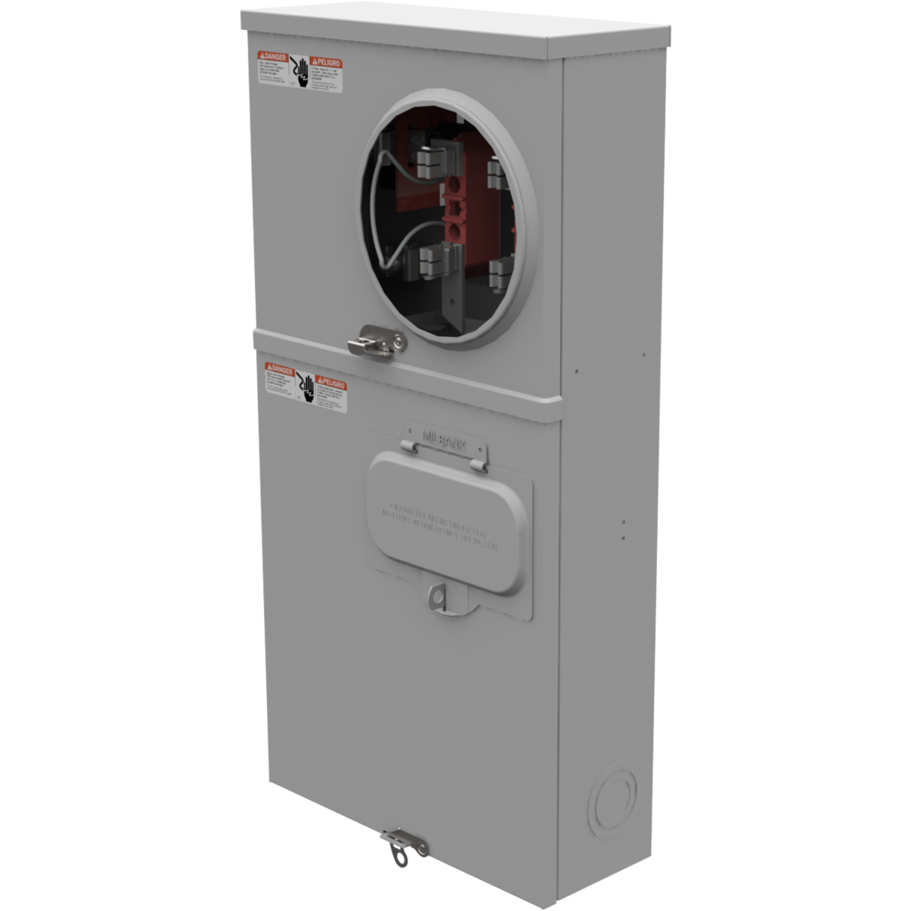 Milbank U3798O200 240 VAC 200 Amp 4Terminal 1Phase 1Position