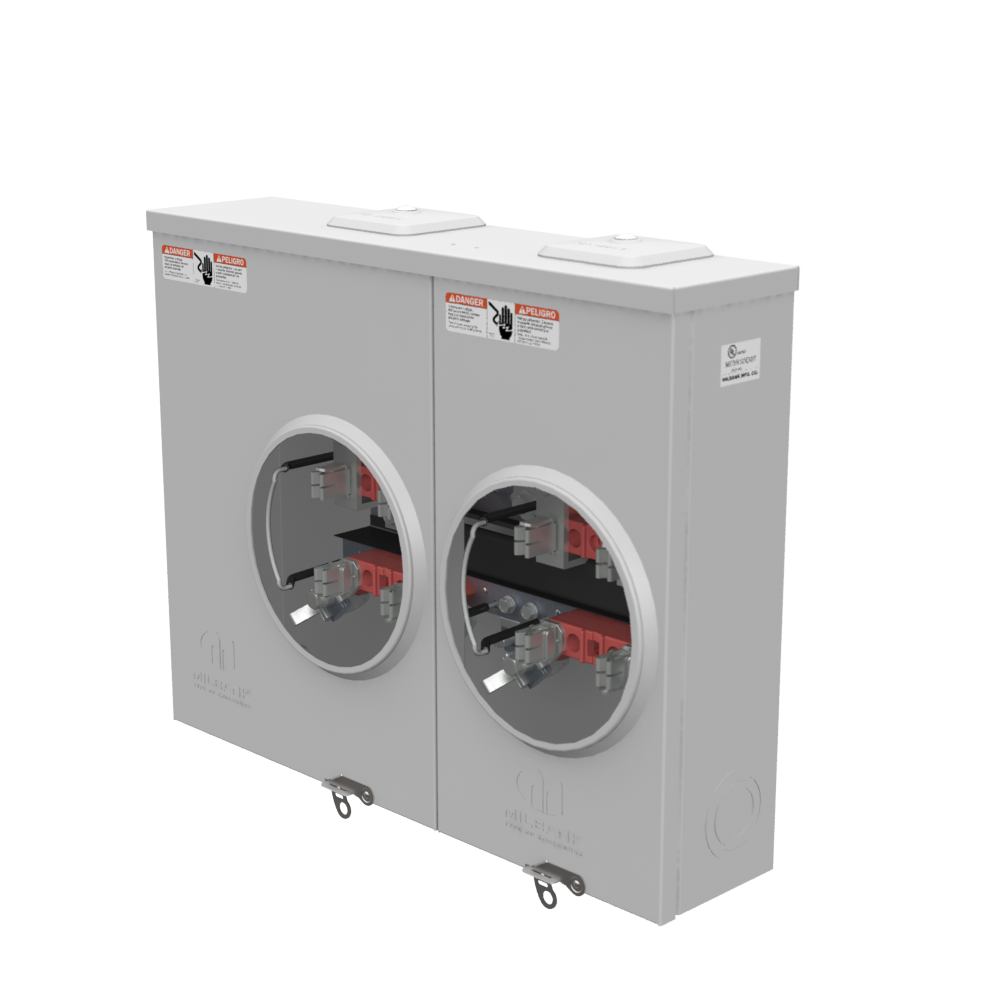 Milbank L572XLKKCECHA 4 Terminal Ringless Small Closing Plate Horn