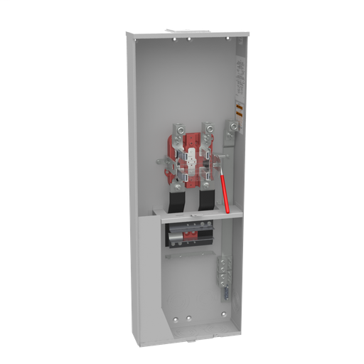 4 Terminal Ringless Large Closing Plate 2-main Breaker Provision Single Connector Locking 4-600kcmil