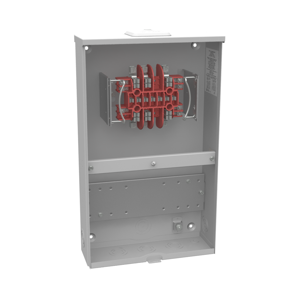 Product image for Milbank UC7449-XL 13 Terminal Ringless Small Closing Plate Test Switch Provision Double Cover