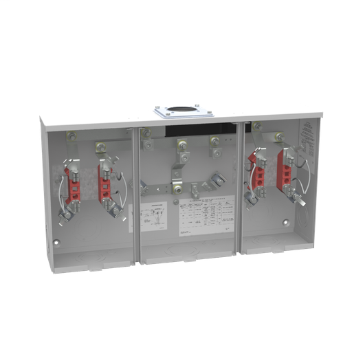 4 Terminal Ringless Large Hub Open Adapt To Small Hub Open Horn Bypass 2 Position Single Connector 6-350kcmil 200 Ampere