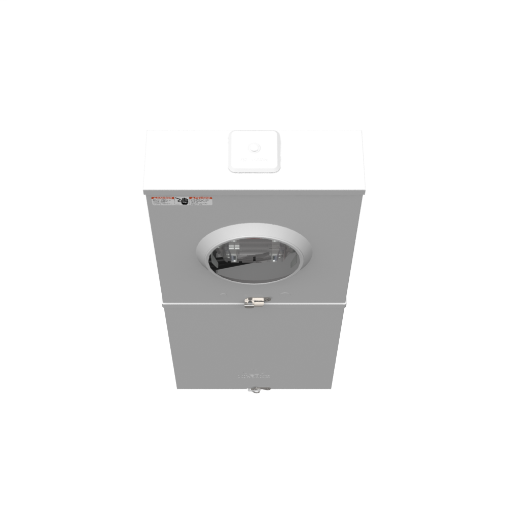 Milbank 58678 100 Amp 10Space Meter Socket with 100 Amp Main Breaker