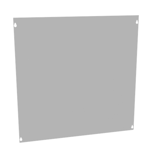 Product image for Milbank 2424XSC1 Front Cover Type 1 24X24 Screw Cover ANSI 61 Gray Steel