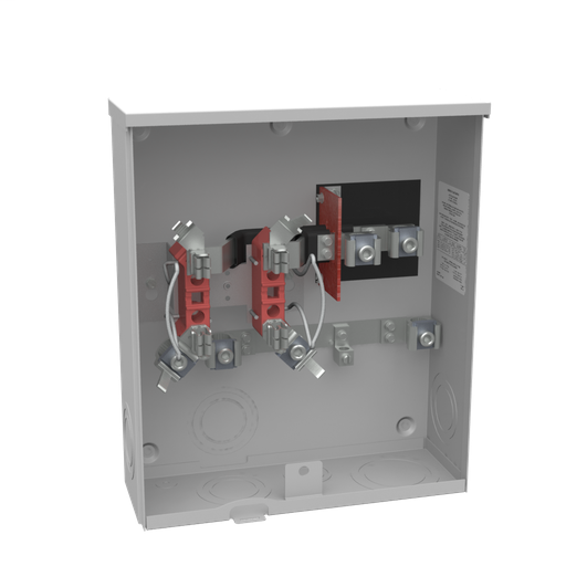 Product image for Milbank U4413-O-KK-BL 4 Terminal Ringless Plain Top Horn Bypass 9-16 In Barrel Lock With Bracket Provision Left Facing Socket