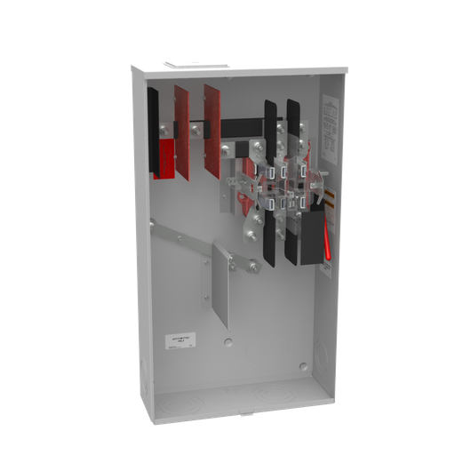 Product image for Milbank U2120-X 7 Terminal Ringless Large Closing Plate Lever Bypass Side Bussed