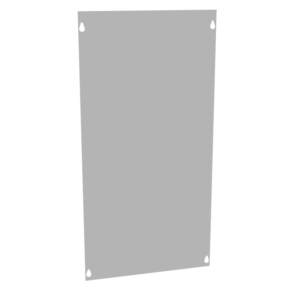 Product image for Milbank 1224XSC1 Front Cover Type 1 12x24 Screw Cover ANSI 61 Gray Steel