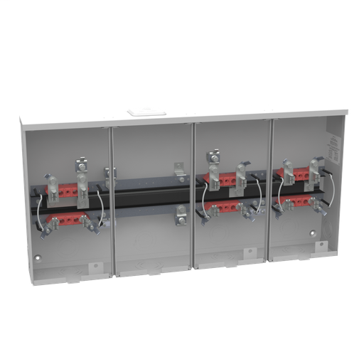 Product image for Milbank U8033-XL-KK-BL 4 Terminal Ringless Small Closing Plate Horn Bypass 3 Position 9-16 In Barrel Lock With Bracket Provision