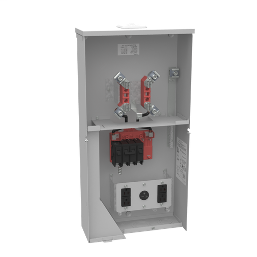 Product image for Milbank U5865-XL-38GBGRW 4 Terminal Ring Type Small Closing Plate 520GR 620GB 520GR Surface Mount
