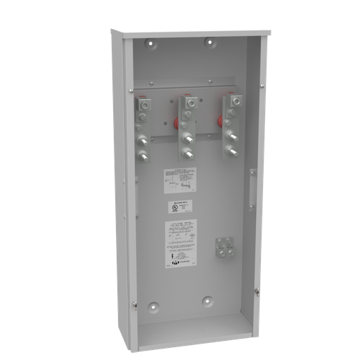 400 Ampere 1phase 600 Volt 16in-36in-7in Painted Steel No Knockouts Lift Off Screw Front .5-13 Studs 1 Lug Per Landing - 4-600kcmil 10k Ampere Interrupting Capacity