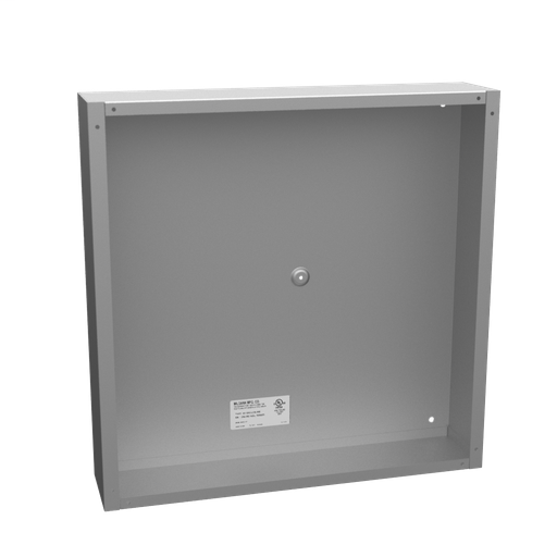 Product image for Milbank 18184-SC1-NK-NP 18x4X18 Screw Cover Type 1 UL Listed Steel No Knockouts No Paint Cover With Teardrop Slots Mounting Holes In Back
