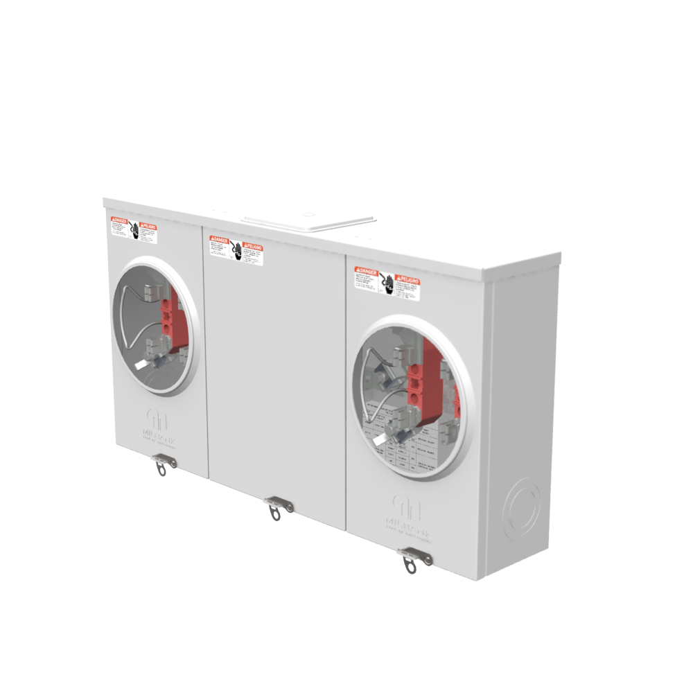 Milbank U1252XKK 300 VAC 200 Amp 4Terminal 1Phase 2Position