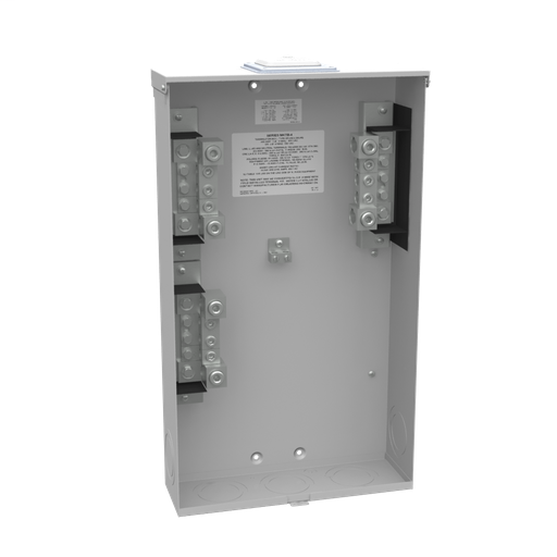 Product image for Milbank U4548-RXL 400 Ampere 1phase 600 Volt 16in-27in-5in Painted Steel Lift Off Front Hasp 5 Lugs Per Landing 10k Short Circuit Current Rating