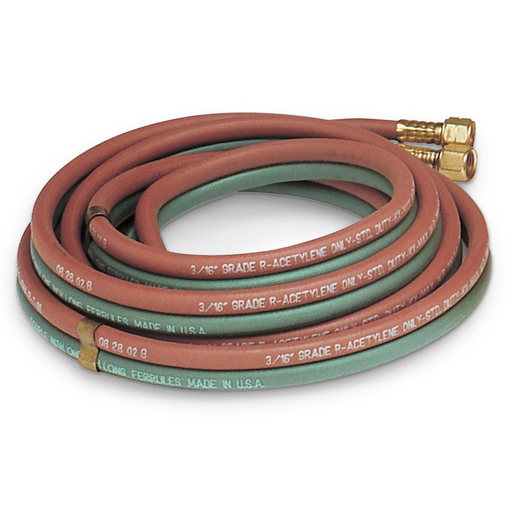 Twin Hose for Acetylene, 25 ft