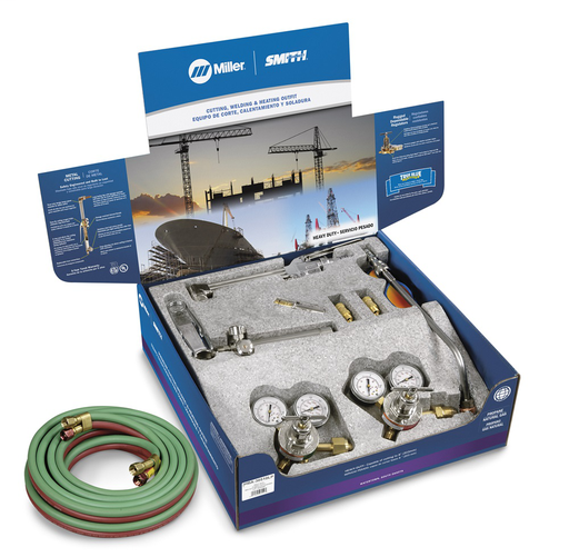 Heavy Duty Combination Torch Outfit with Propane/Natural Gas Tips, CGA 510