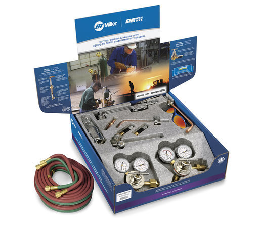 Medium Duty Combination Torch Outfit with Acetylene/Propane Tips, CGA 510