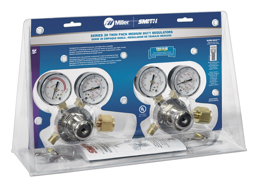Single stage oxy/acetylene Regulator Twin Pack