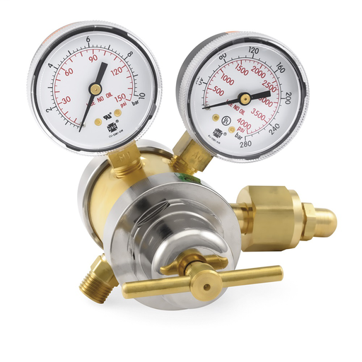 Two stage oxygen regulator, 0-125 PSIG