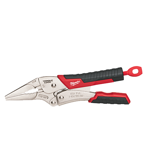 9" TORQUE LOCK Long Nose Locking Pliers with Durable Grip