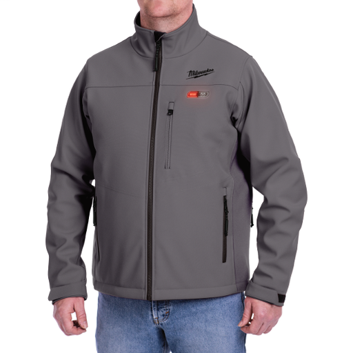 Product image for Milwaukee 201G-21XL Extra Large Gray Stretch Polyester Insulated Heated Jacket