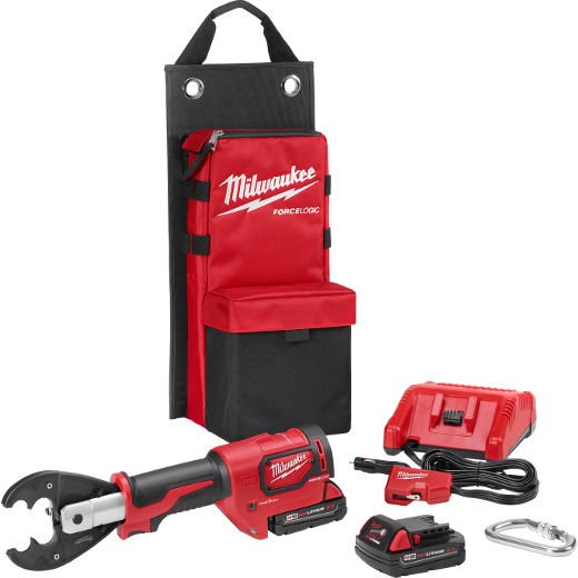 M18™ FORCE LOGIC™ 6T Utility Crimper Kit with D3 Grooves and Fixed O Die