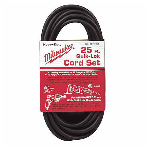 25' 3-Wire QUIK-LOK Cord