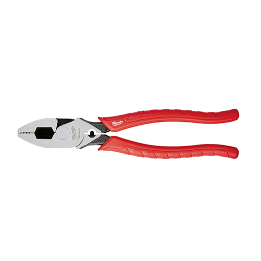 9" Comfort Grip High Leverage Lineman's Pliers w/ Crimper