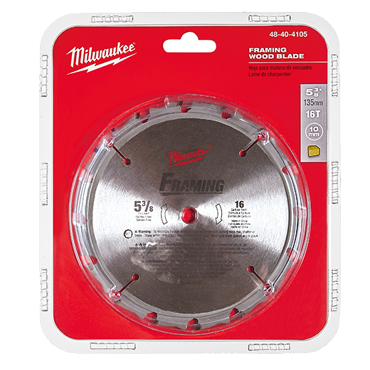 Circular Saw Standard Wood Cutting Blades, 7-1/4" Dia., 1 Pack