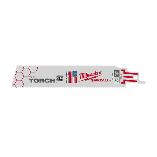SAWZALL® TORCH Metal Demolition Blades, 9" L, 5 Pack