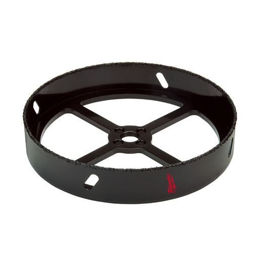 MILWAUKEE 49-56-0300 4-3/8 HOLE SAW NON TOOTH GRIT BLADE RECESSED HSG MILWAUKEE 49-56-0300 4-3/8 HOLE SAW NON TOOTH GRIT BLADE RECESSED HSG